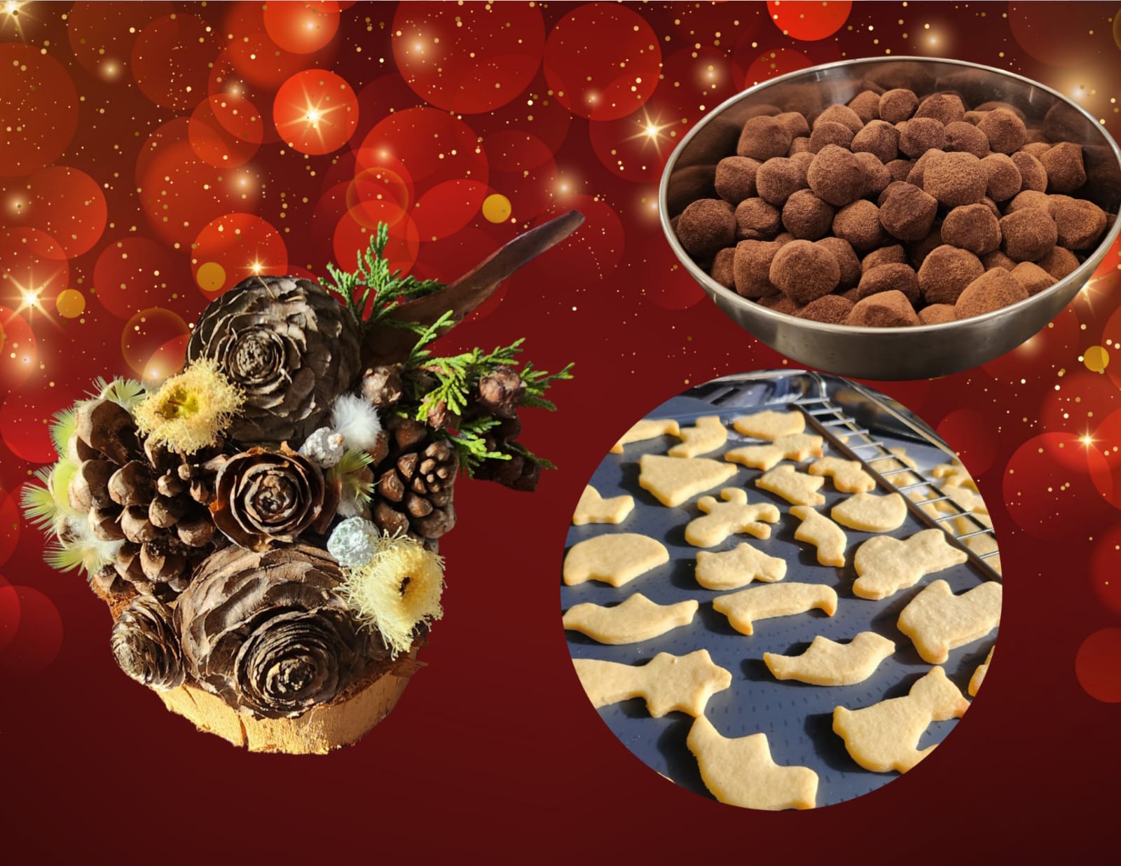 Sablés et truffes faits maison pour le chakra sacré