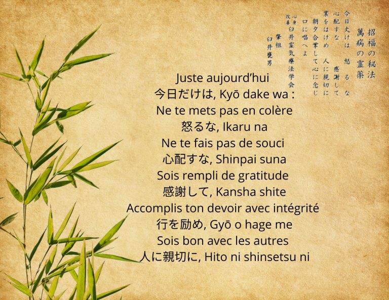 intégrer les idéaux du reiki usui